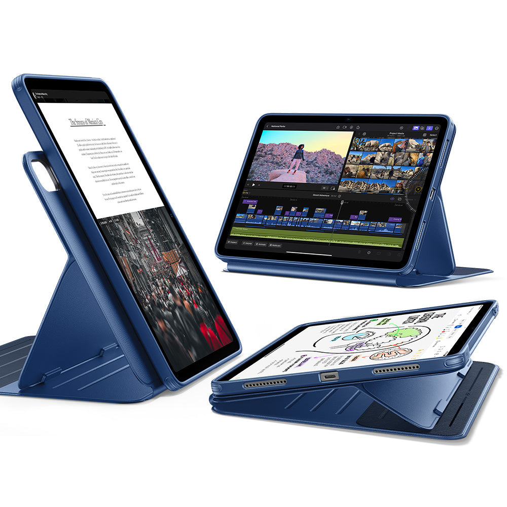 iPad Air 11インチ（M4）Shift マグネットケース（脱着式）-ネイビー