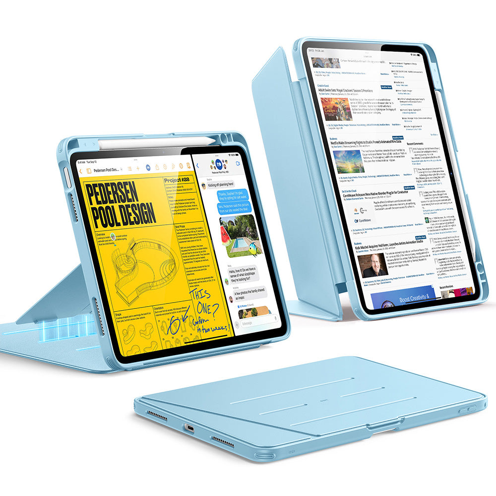 iPad Air 11インチ(M4) Folioケース（スタイラスホルダー付き）-スカイ