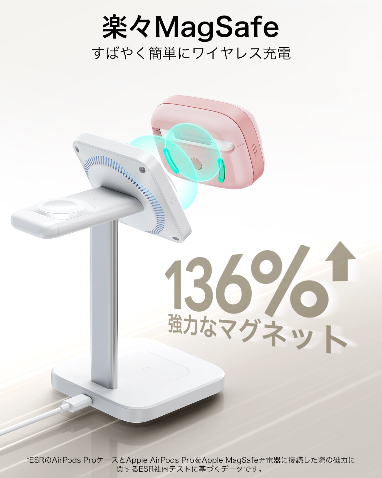 AirPods Pro (2023/2022/2019) Pulse FlickLock Case (HaloLock) - Pink  Product type