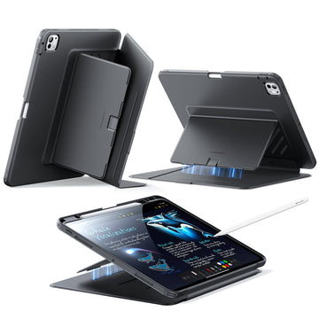 iPad Pro 13" (2024) Flip Magnetic Case with Pencil Holder - Black Product type