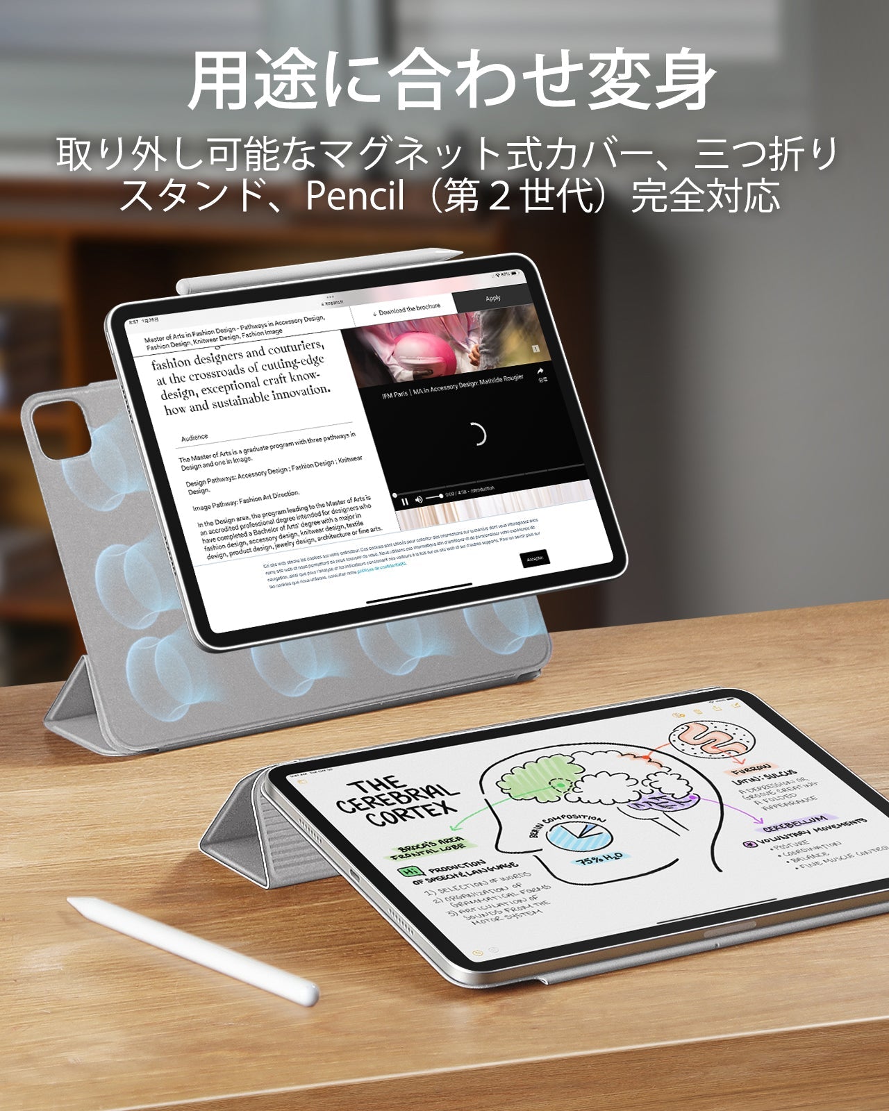iPad Pro 13ʺ (2024) Rebound Magnetic Case - Grey Product type