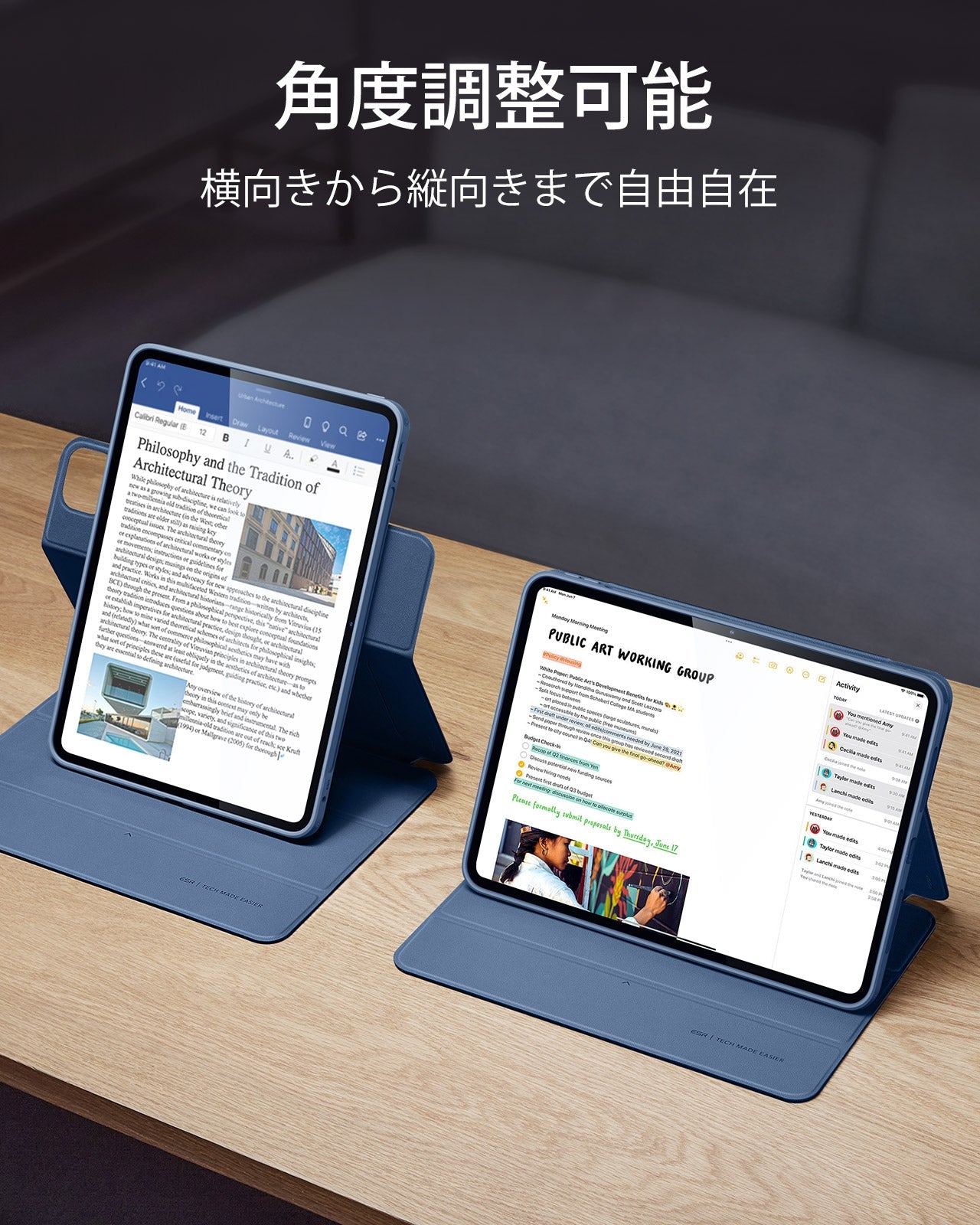 iPad Pro 11ʺ (2024) Rebound Hybrid Case 360 - Navy Blue Product type