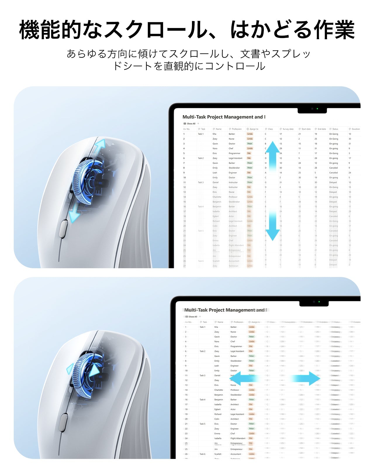 ESR MagMouse™ Wireless Mouse - White  Product type