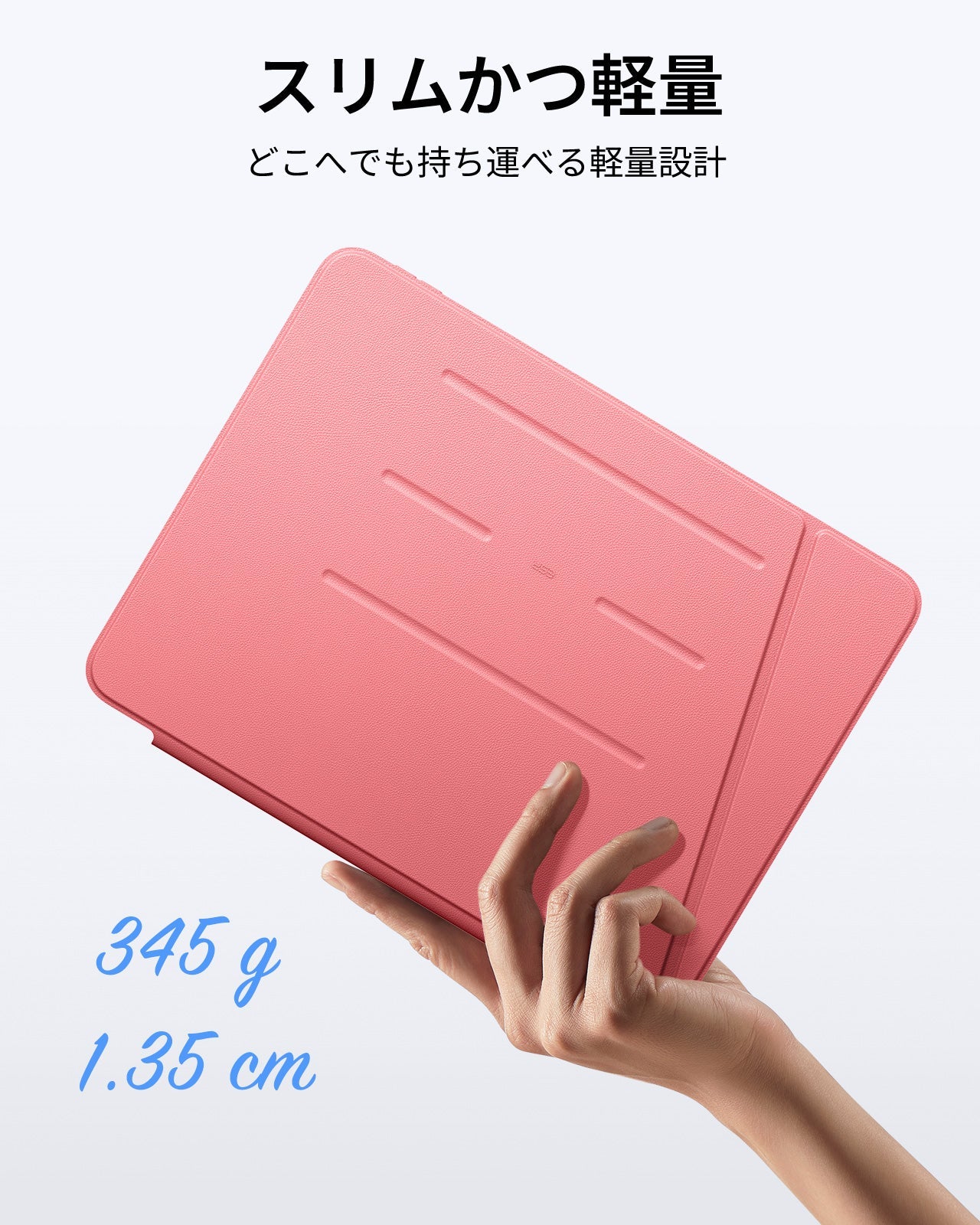 iPad 11" (A16, 2025) Flip Magnetic Case with Pencil Holder - Red Product type