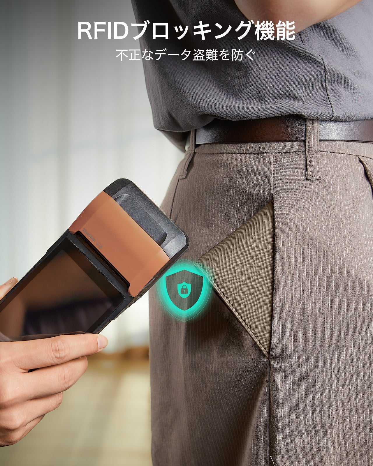 Geo Wallet with Find My - Elephant Gray Product type