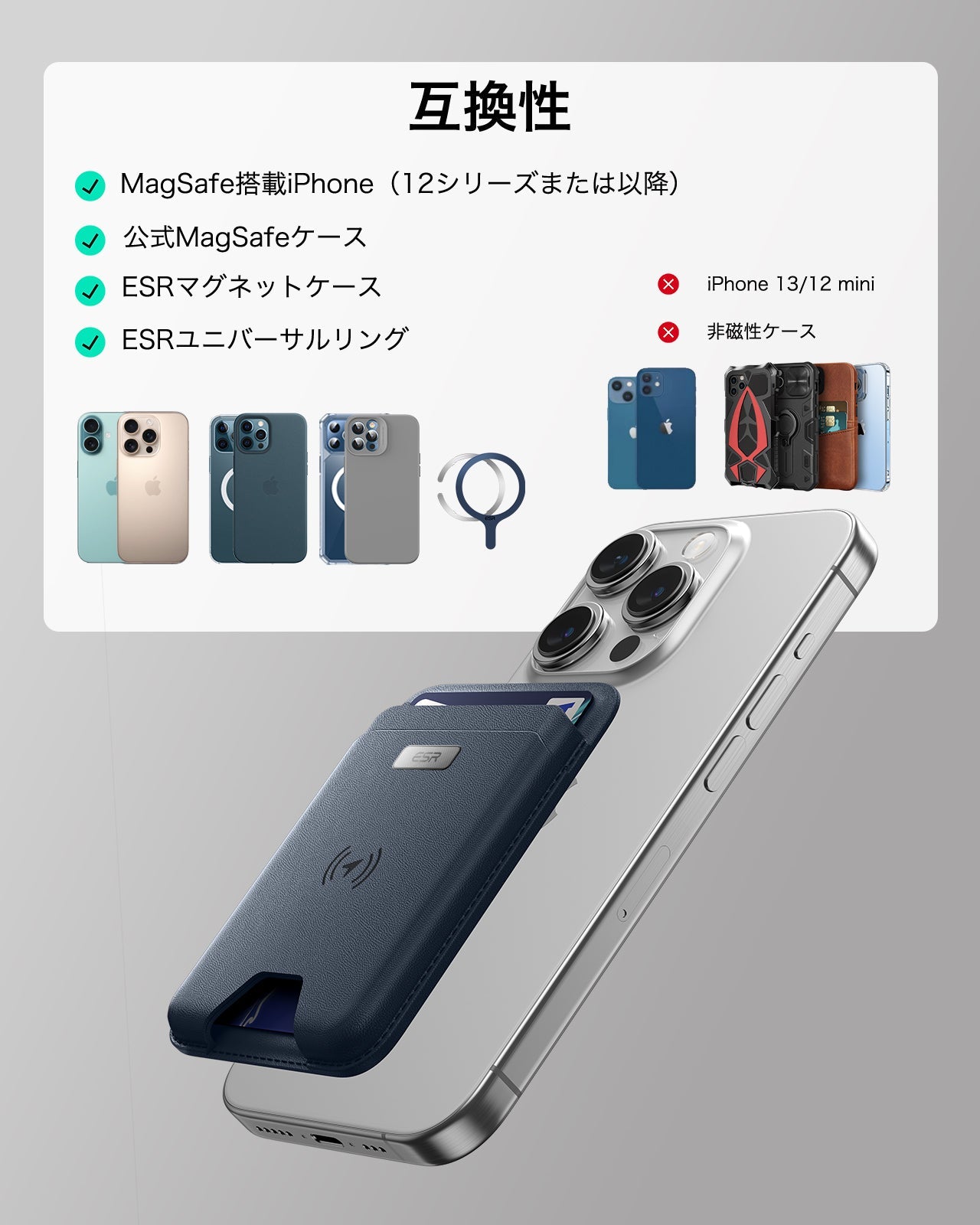 Geo Wallet Boost (HaloLock) - Dark Blue Product type