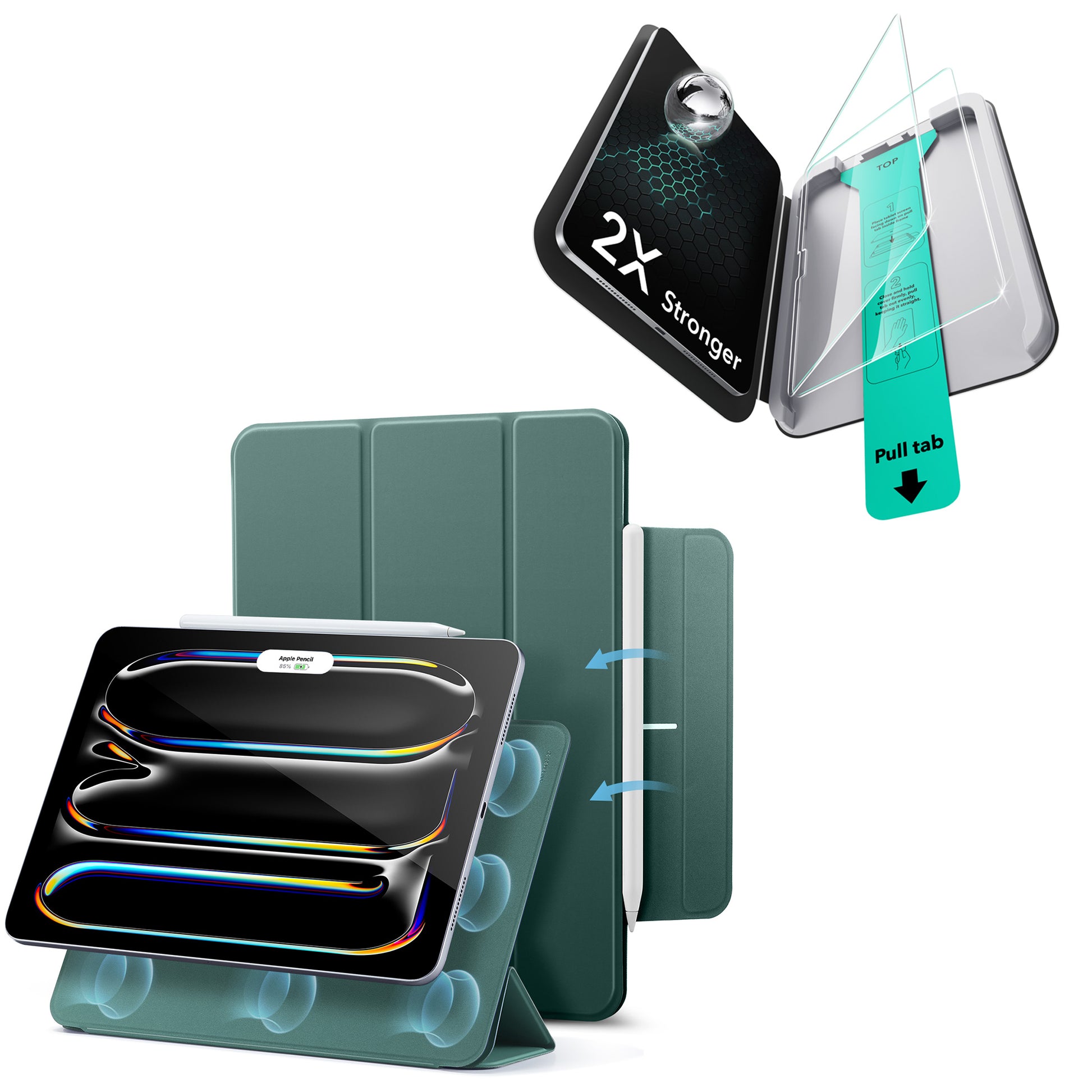 iPad Pro 13ʺ (2025) Rebound Protection Bundle - Forest Green  Product type