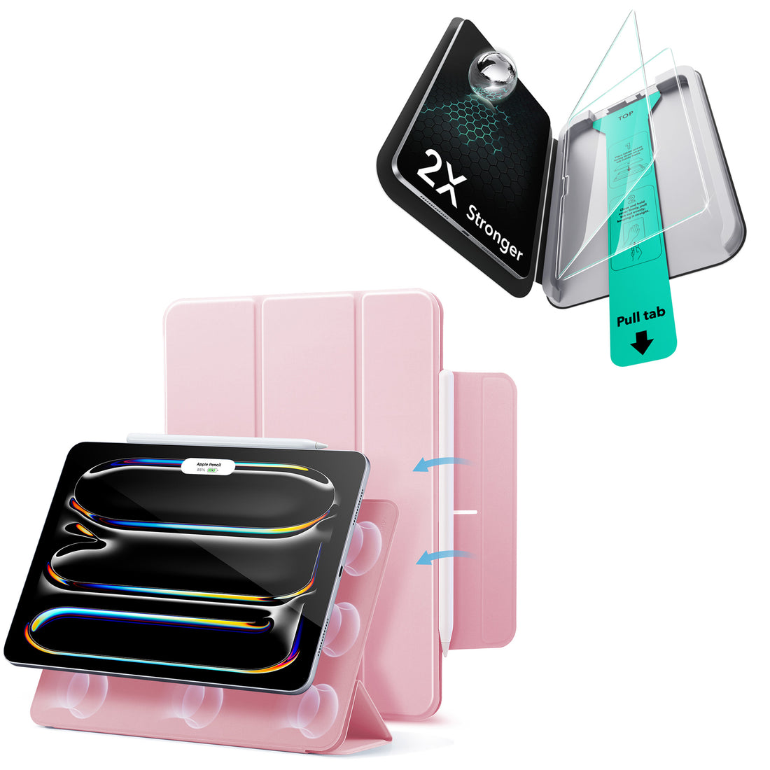 iPad Pro 11ʺ (2025) Rebound Protection Bundle - Pink  Product type