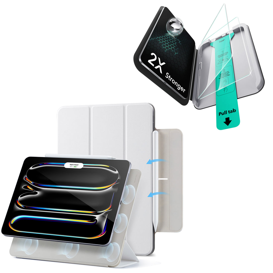 iPad Pro 13ʺ (2025) Rebound Protection Bundle - Brilliant White  Product type