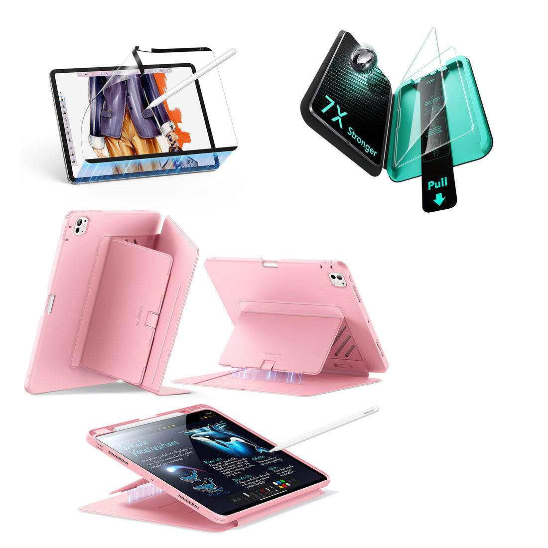 iPad Pro 13ʺ (2025) Flip Transformation Bundle - Pink  Product type