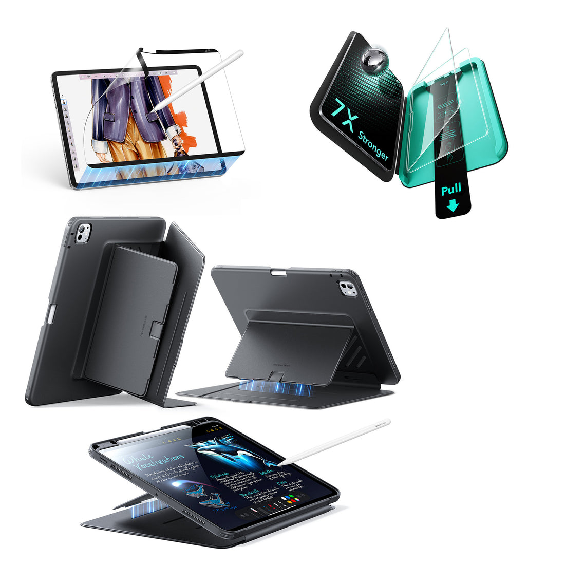iPad Pro 13ʺ (2025) Flip Transformation Bundle - Black  Product type