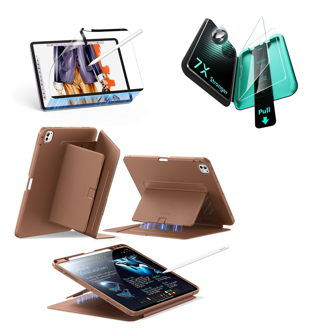 iPad Pro 11ʺ (2025) Flip Transformation Bundle - Brown  Product type