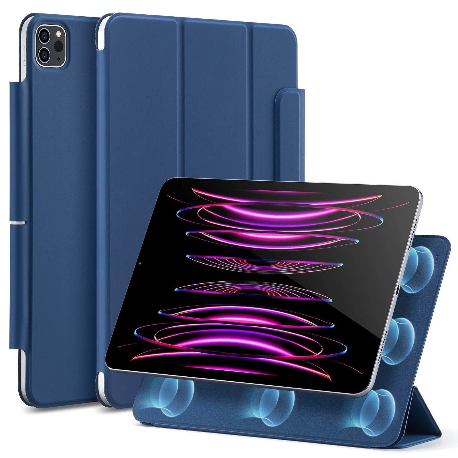 Navy Blue iPad Pro 12.9 (6th/5th/4th Gen) Rebound Magnetic Slim