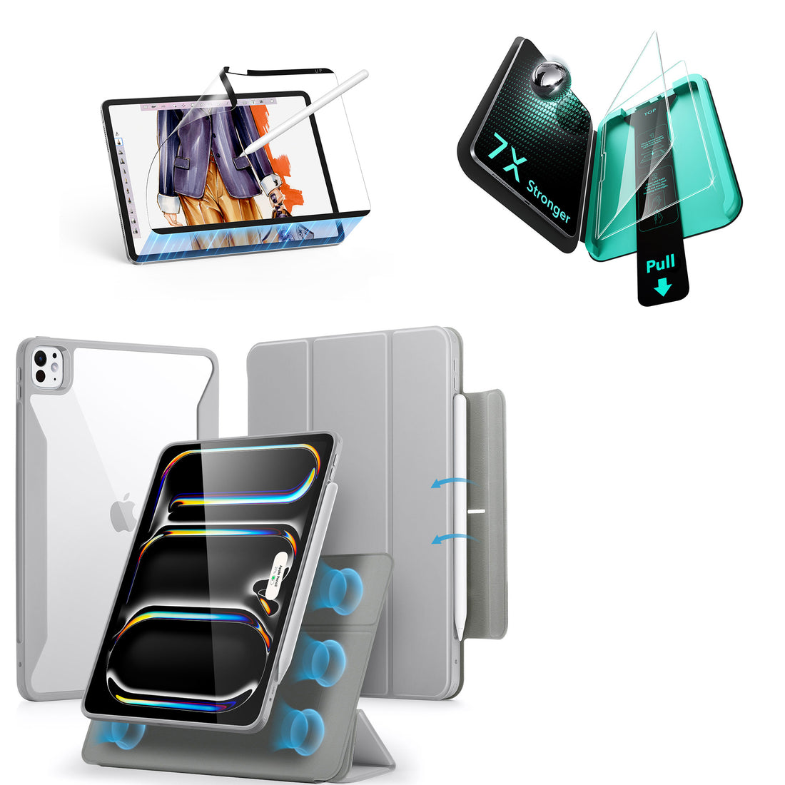 iPad Pro 13ʺ (2025) Rebound Transformation Bundle - Grey  Product type