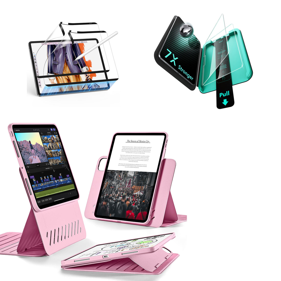 iPad Pro 13" (2025) Shift Transformation Bundle - Pink  Product type