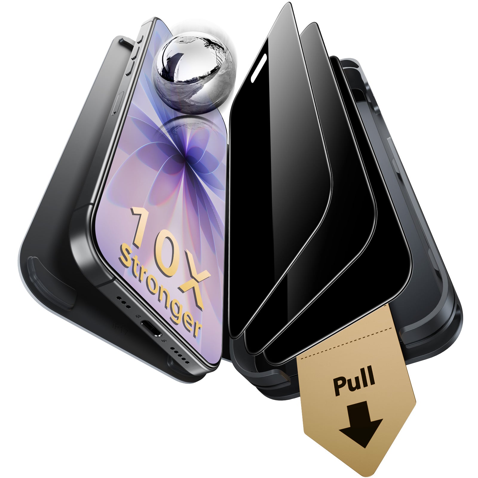 iPhone 17 用 Accessory Glass by Corning™ ESR UltraFit Armorite