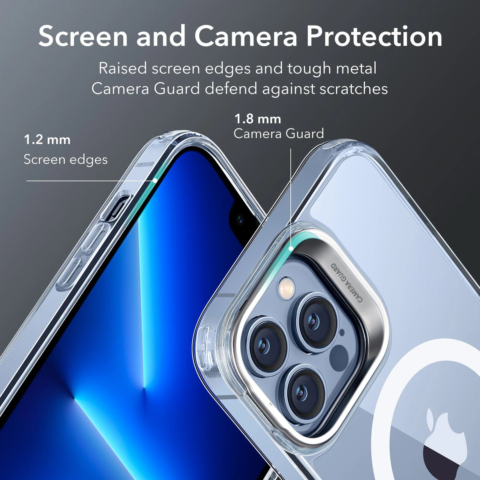 iPhone 13 Pro Max Classic Hybrid Case with Stash Stand (HaloLock) - Clear ESR ESR