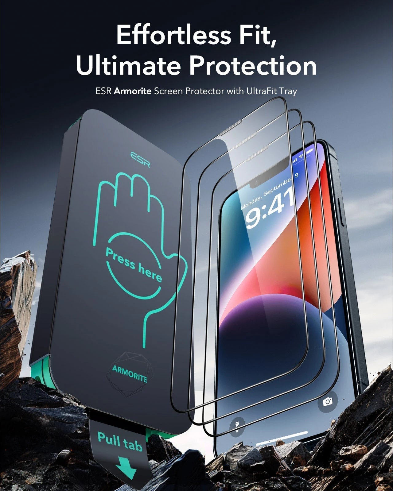 iPhone 14 Plus/13 Pro Max UltraFit Armorite Screen Protector - 3 Pack ESR ESR