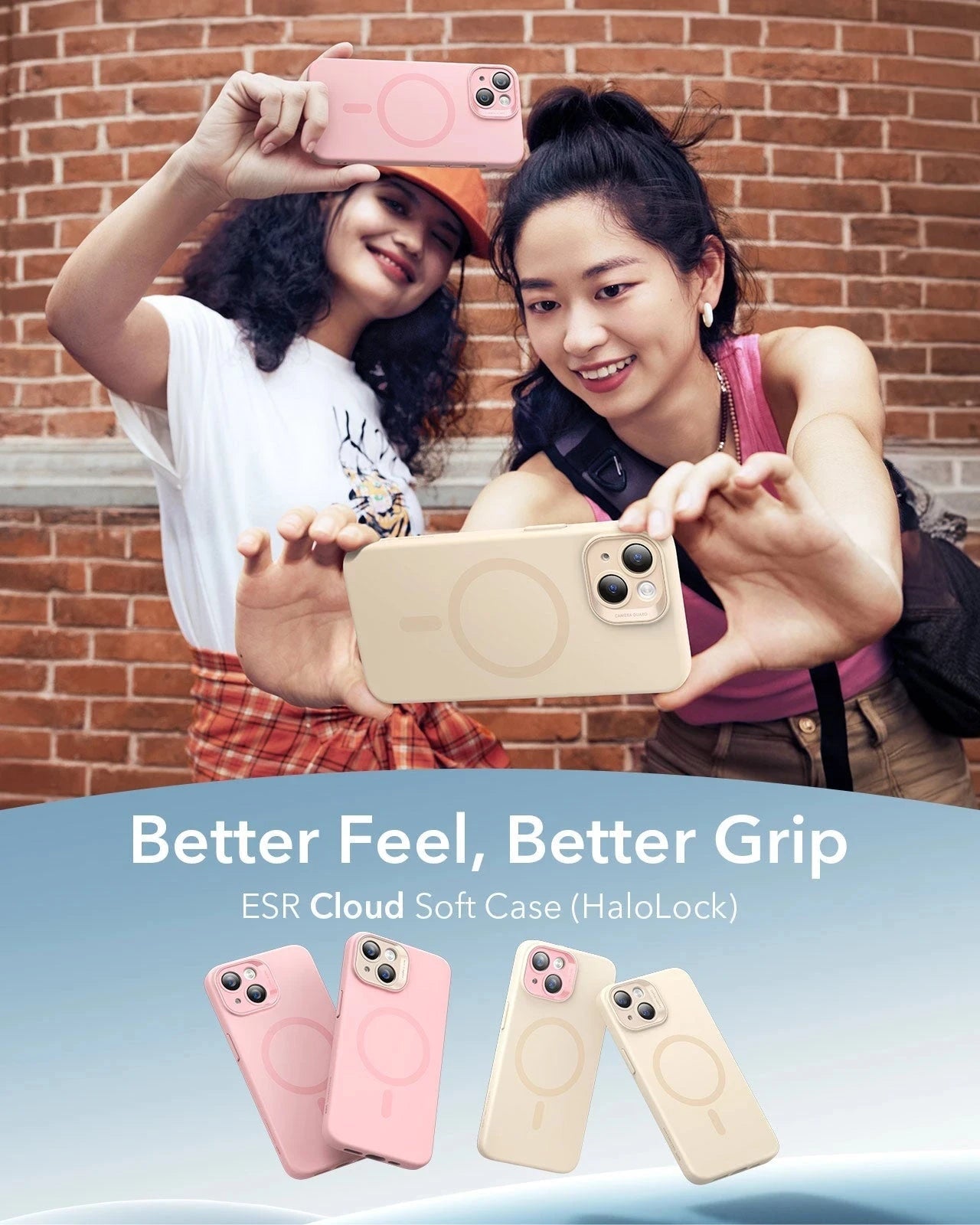 iPhone 16 Cloud Soft Case (HaloLock) - Light Tan(复制) ESR ESR