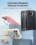 iPhone 16 Pro Cloud Soft Magnetic Case (Camera Control, Stash Stand) - Grey ESR ESR