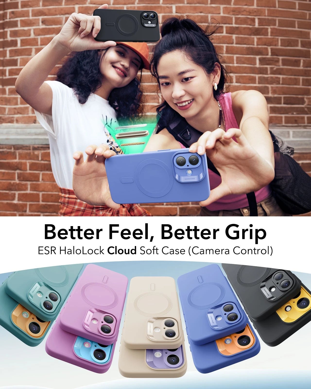 iPhone 16 Cloud Soft Magnetic Case (Camera Control) - Ultramarine ESR ESR