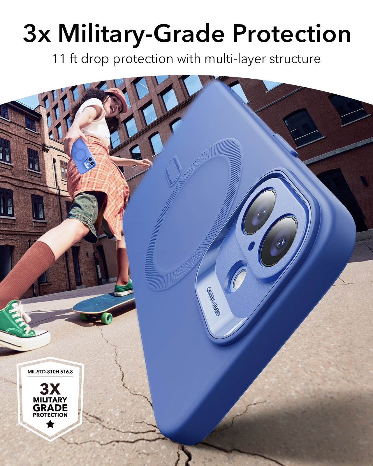 iPhone 16 Cloud Soft Magnetic Case (Camera Control) - Ultramarine ESR ESR
