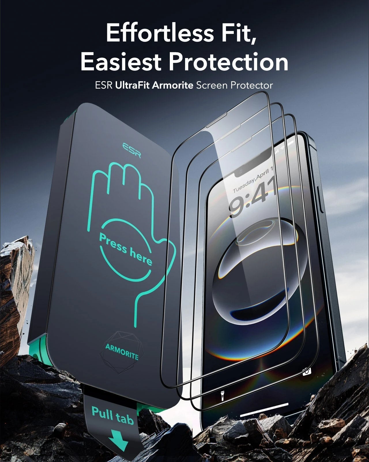 iPhone 16e UltraFit Armorite Screen Protector - 3 Pack ESR ESR