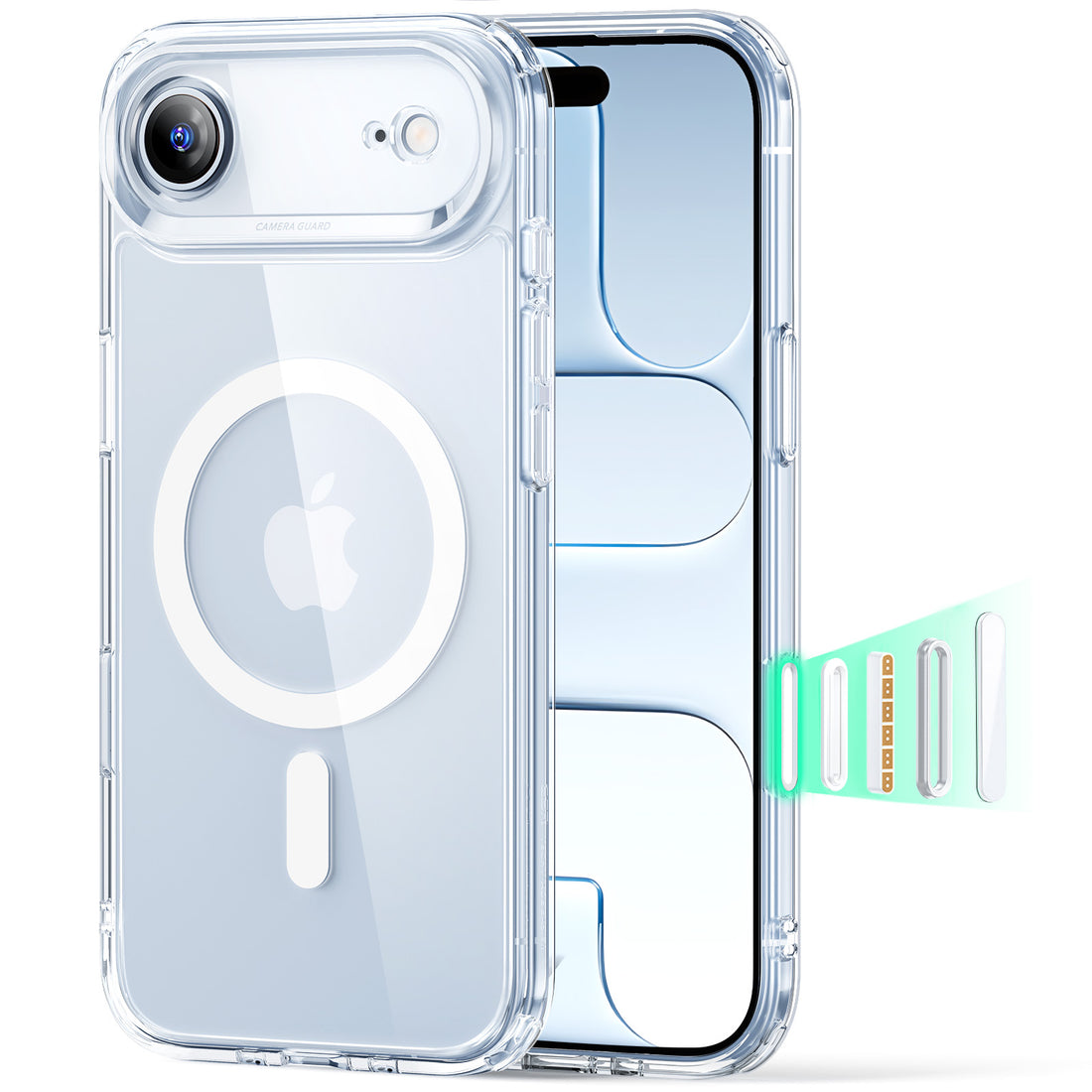 iPhone Air Classic Hybrid Magnetic Case (Camera Control) - Clear  Product type