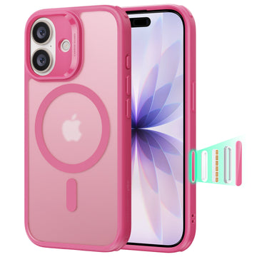iPhone 17 Classic Hybrid Magnetic Case (Camera Control) - Frosted Pink  Product type
