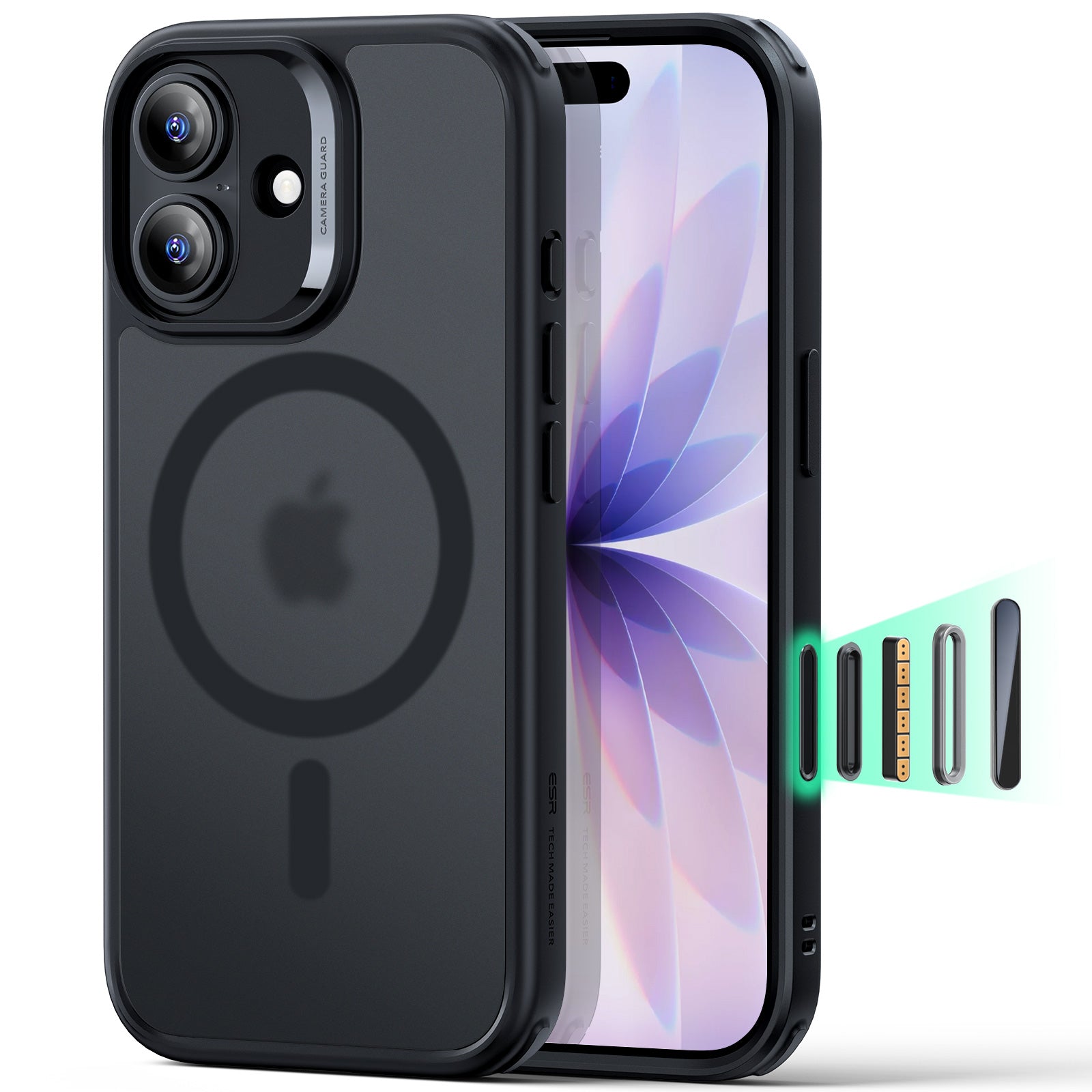 MagSafe対応 iPhone 17 ケース カメラコントロールカバー付き | ESR