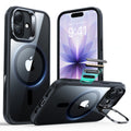 iPhone 17 Classic Hybrid Magnetic Case (Camera Control, Stash Stand) - Clear Black  Product type