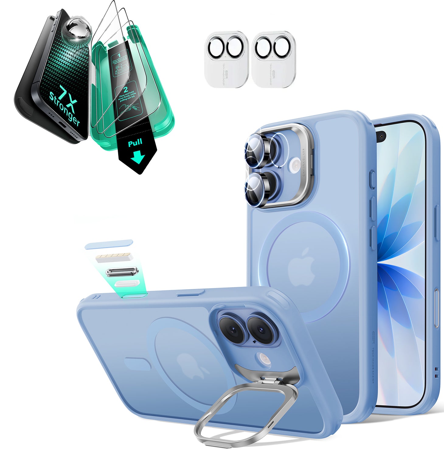 iPhone 17 カメラコントロール付きケース＆スクリーン保護フィルム