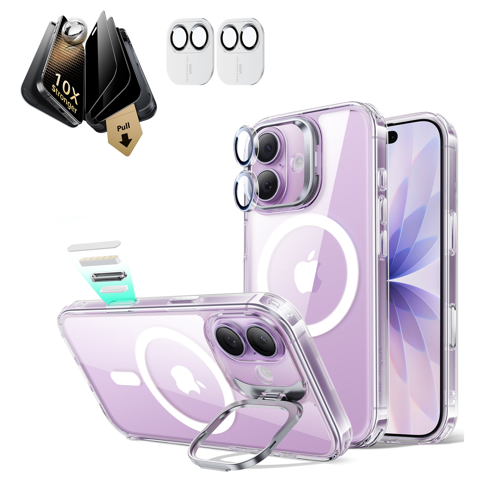 iPhone 17用 覗き見防止 Corning™製スクリーン保護フィルム