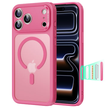 iPhone 17 Pro Max Classic Hybrid Magnetic Case (Camera Control) - Frosted Pink  Product type