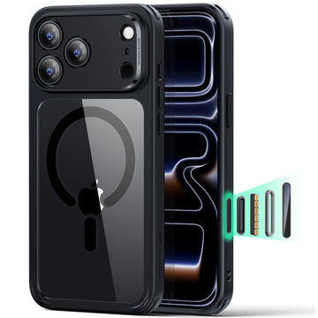iPhone 17 Pro Max Classic Hybrid Magnetic Case (Camera Control) - Clear Black  Product type