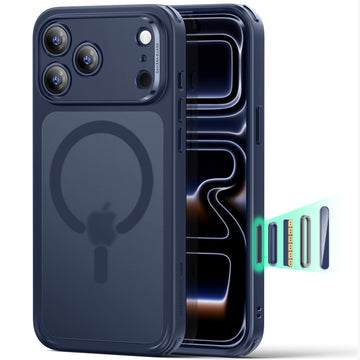 iPhone 17 Pro Max Classic Hybrid Magnetic Case (Camera Control) - Frosted Blue  Product type