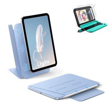 iPad mini (A19 Pro)用 AirStance マグネットケース＆ノート取りセット - スカイブルー  Product type