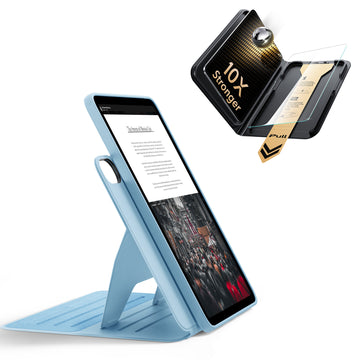 iPad Air 13インチ(M4) 2026用 Shiftマグネットケース＆Armorite® Proガラス保護フィルム（UltraFitトレイ付き）セット - ブルー  Product type