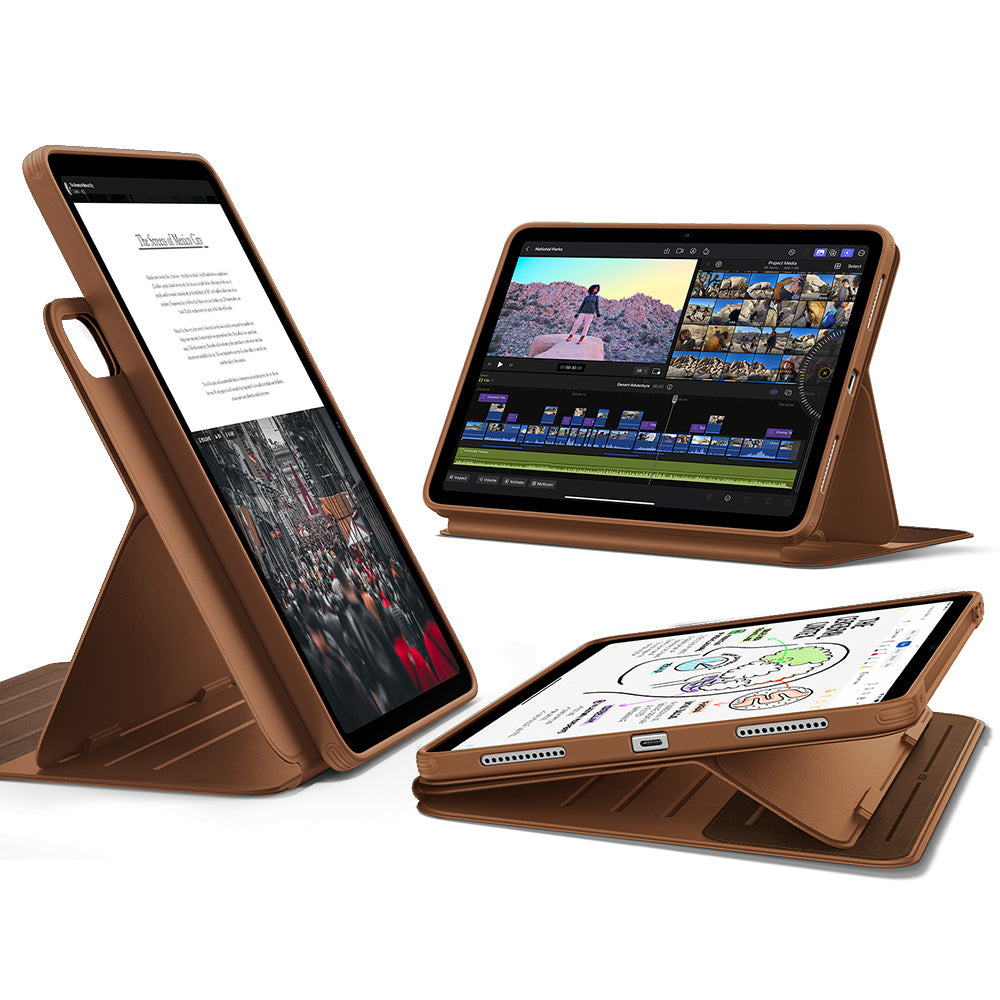iPad Air 13インチ（M4）Shift マグネットケース（脱着式）-ブラウン | ESR