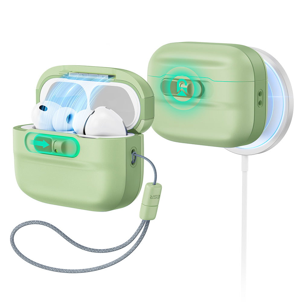 AirPods Pro 3 Pulse フリックロック™マグネットケース - ライトグリーン  Product type