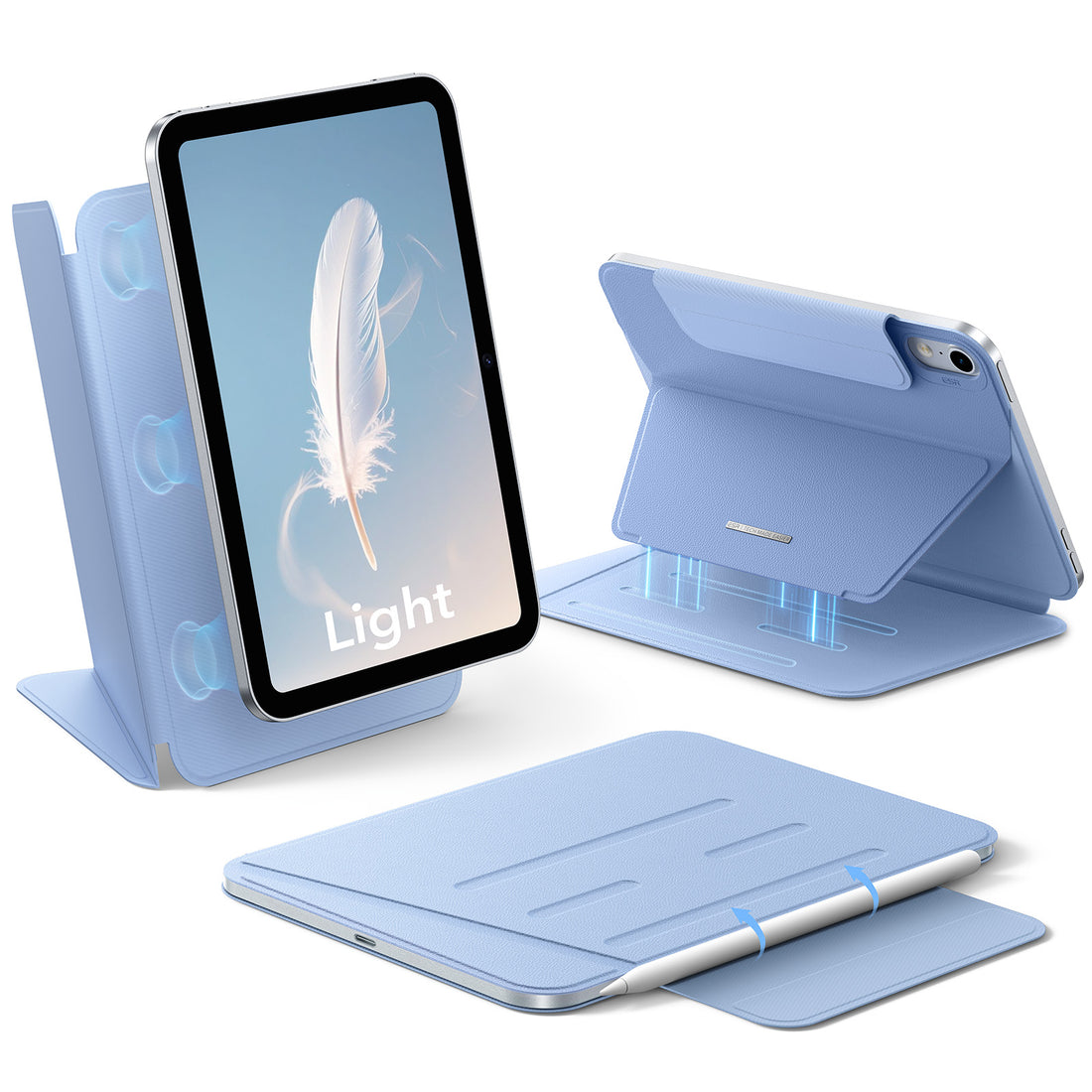 iPad mini (A19 Pro)用 AirStance マグネットケース - スカイブルー  Product type