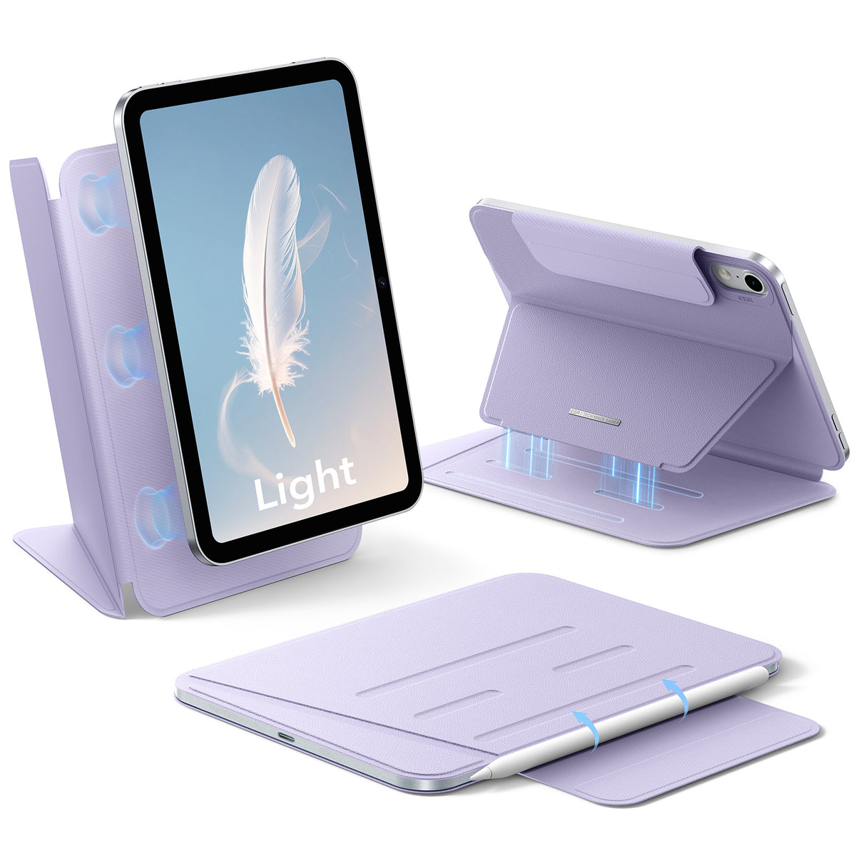 iPad mini (A19 Pro)用 AirStance マグネットケース - パープル  Product type