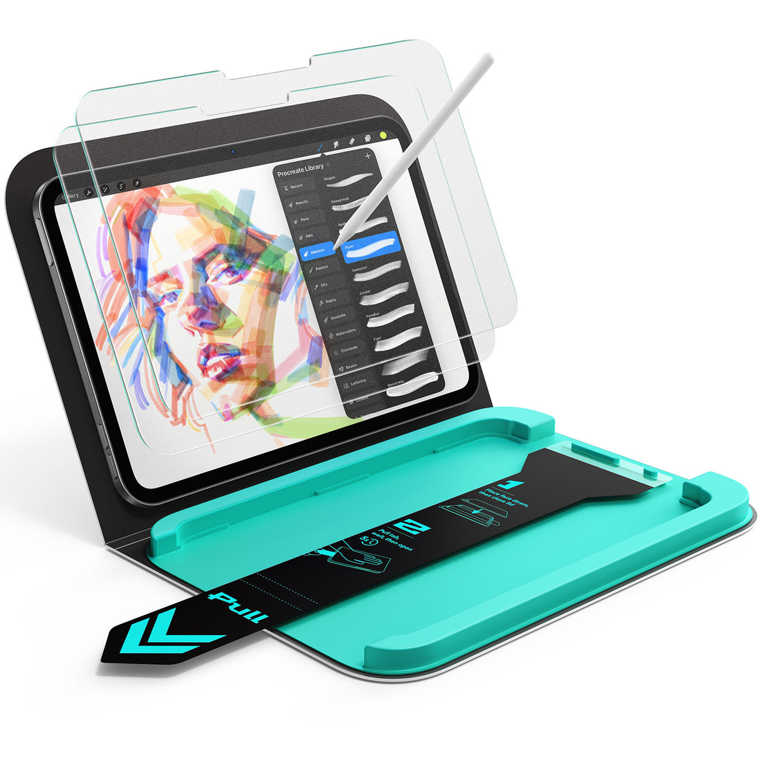iPad mini (A19 Pro)用 UltraFit Armorite® ペーパーフィール スクリーン保護フィルム（強化ガラス）- 2枚入り  Product type