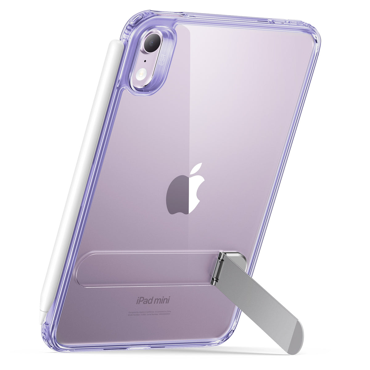 iPad mini (A19 Pro)用 Boostキックスタンド付きケース - クリアパープル  Product type