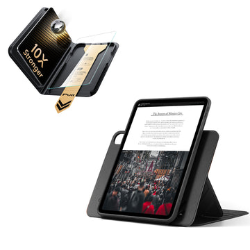 iPad Air 11インチ(M4) 2026用 Shiftマグネットケース＆Armorite® Proガラス保護フィルム（UltraFitトレイ付き）セット - ブラック  Product type