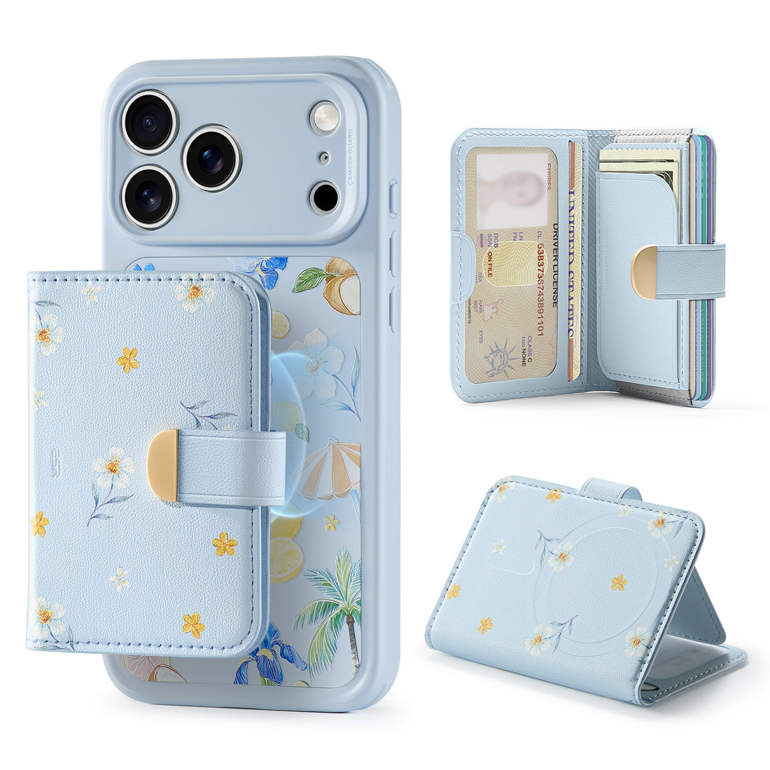 Aura クラッチ マグネットカードケース - トロピカルパラダイス  Product type