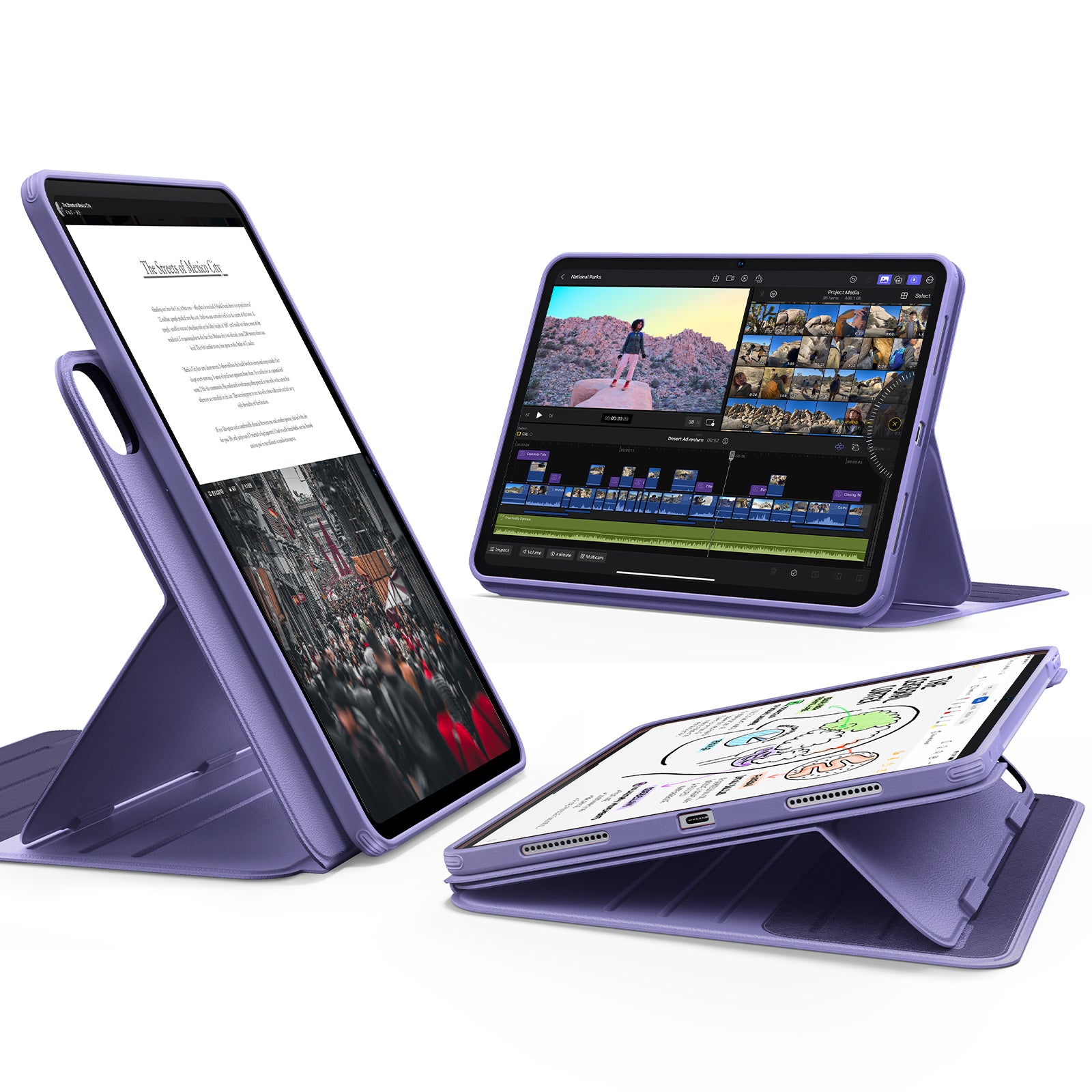 iPad Pro 13ʺ (2025) Shift Magnetic Case - Purple  Product type