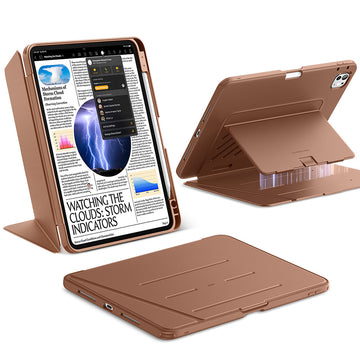 iPad Pro 11" (2025) Flip Magnetic Case with Pencil Holder - Brown  Product type