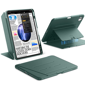 iPad Pro 13" (2025) Flip Magnetic Case with Pencil Holder - Green  Product type