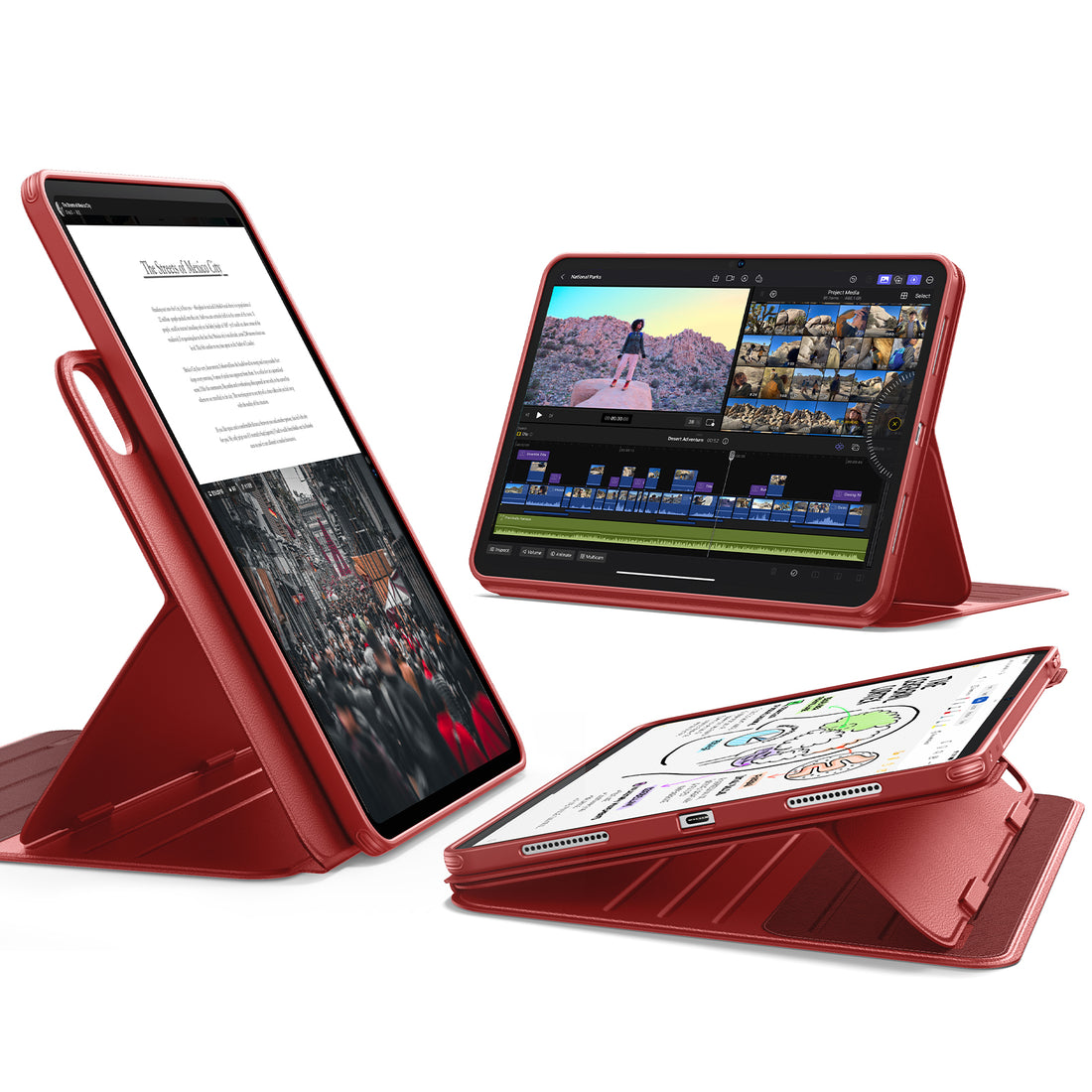 iPad Pro 11ʺ (2025) Shift Magnetic Case - Red  Product type